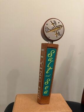 Flying Fish Brewing Co. Salt and Sea Draft BeerTap Handle Wooden 10.5” NWOB